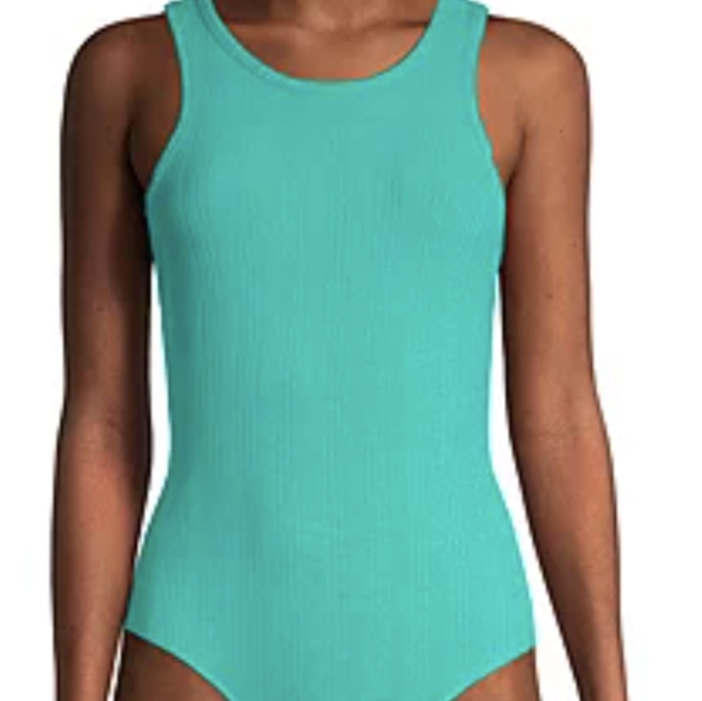 NWT flirtitude Aqua bodysuit size Small